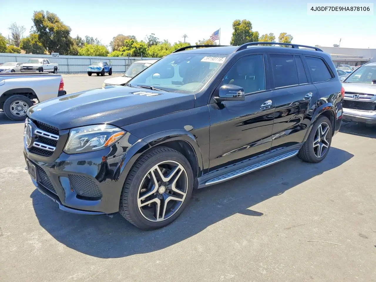 2017 Mercedes-Benz Gls 550 4Matic VIN: 4JGDF7DE9HA878106 Lot: 59190116