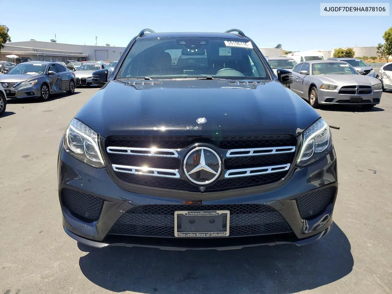 2017 Mercedes-Benz Gls 550 4Matic VIN: 4JGDF7DE9HA878106 Lot: 59190116
