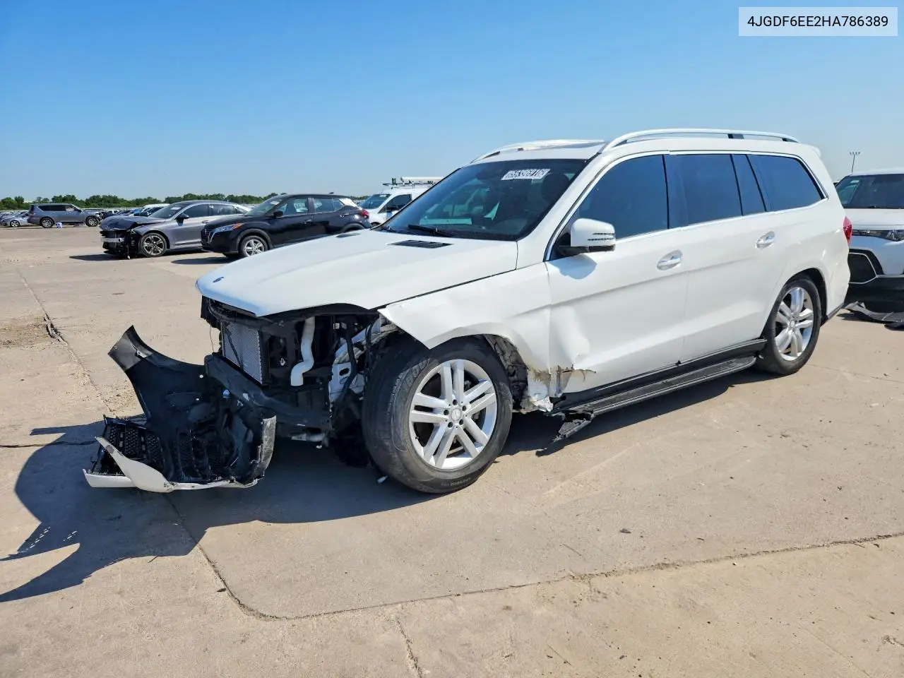 2017 Mercedes-Benz Gls 450 4Matic VIN: 4JGDF6EE2HA786389 Lot: 59396916