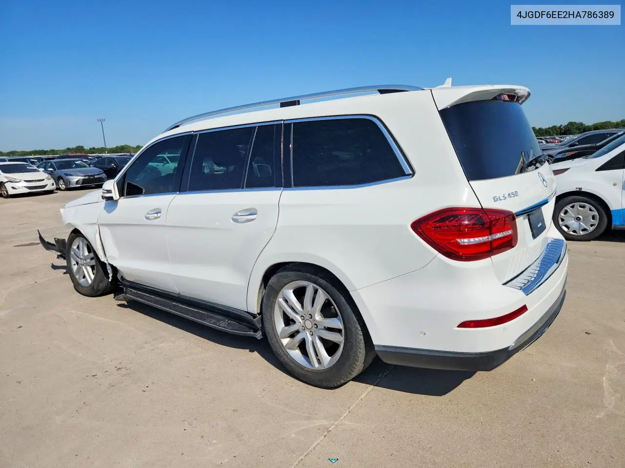 2017 Mercedes-Benz Gls 450 4Matic VIN: 4JGDF6EE2HA786389 Lot: 59396916
