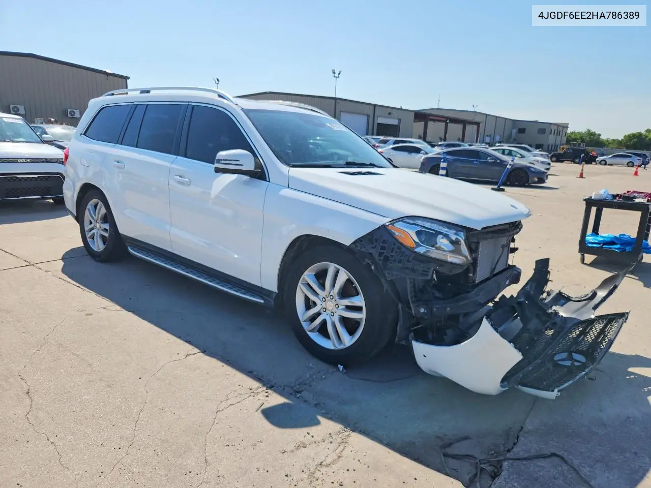 2017 Mercedes-Benz Gls 450 4Matic VIN: 4JGDF6EE2HA786389 Lot: 59396916