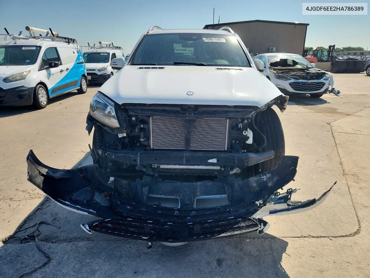 2017 Mercedes-Benz Gls 450 4Matic VIN: 4JGDF6EE2HA786389 Lot: 59396916