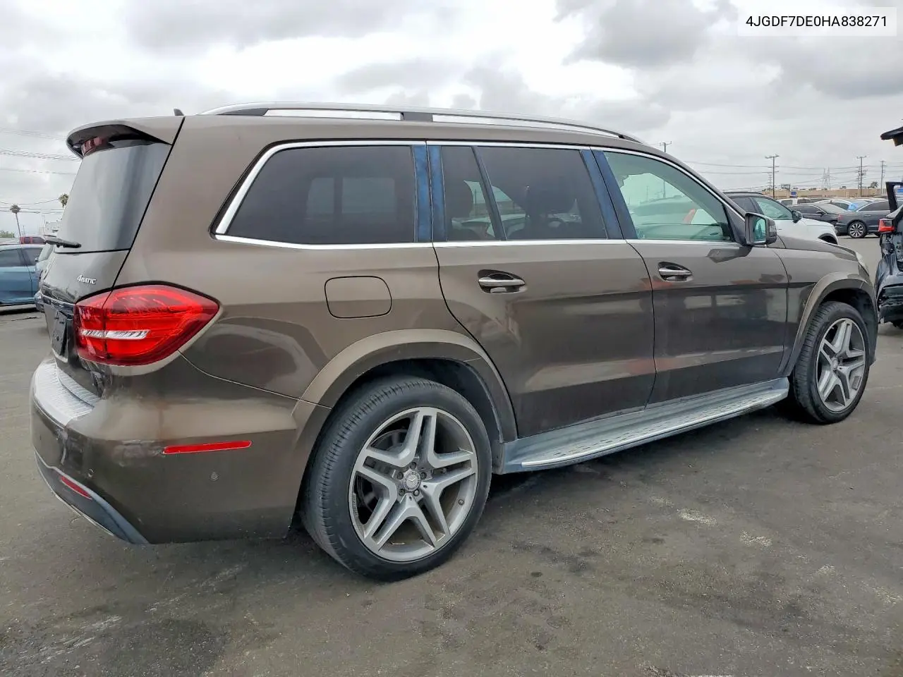 2017 Mercedes-Benz Gls 550 4Matic VIN: 4JGDF7DE0HA838271 Lot: 59636876