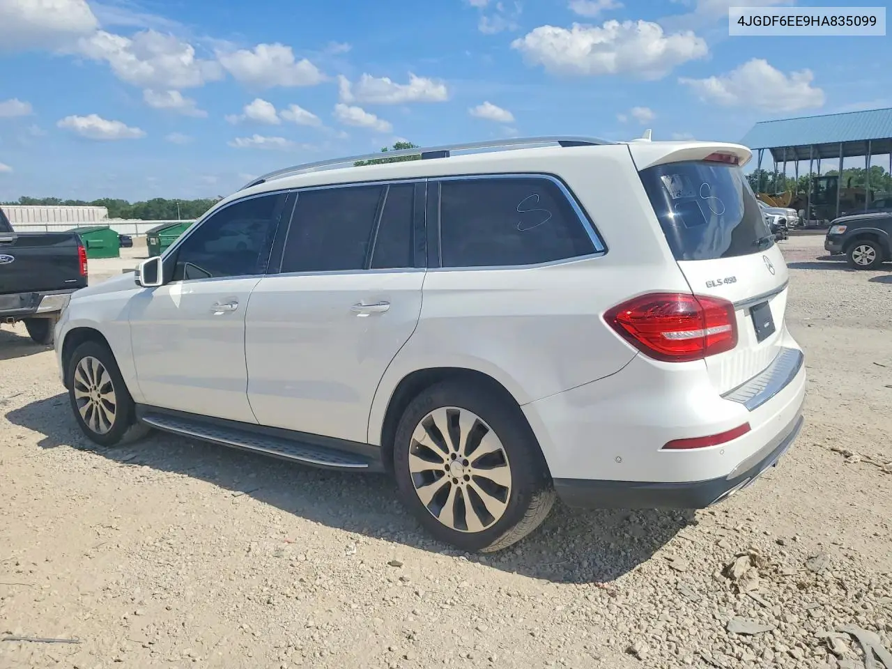 2017 Mercedes-Benz Gls 450 4Matic VIN: 4JGDF6EE9HA835099 Lot: 59702686