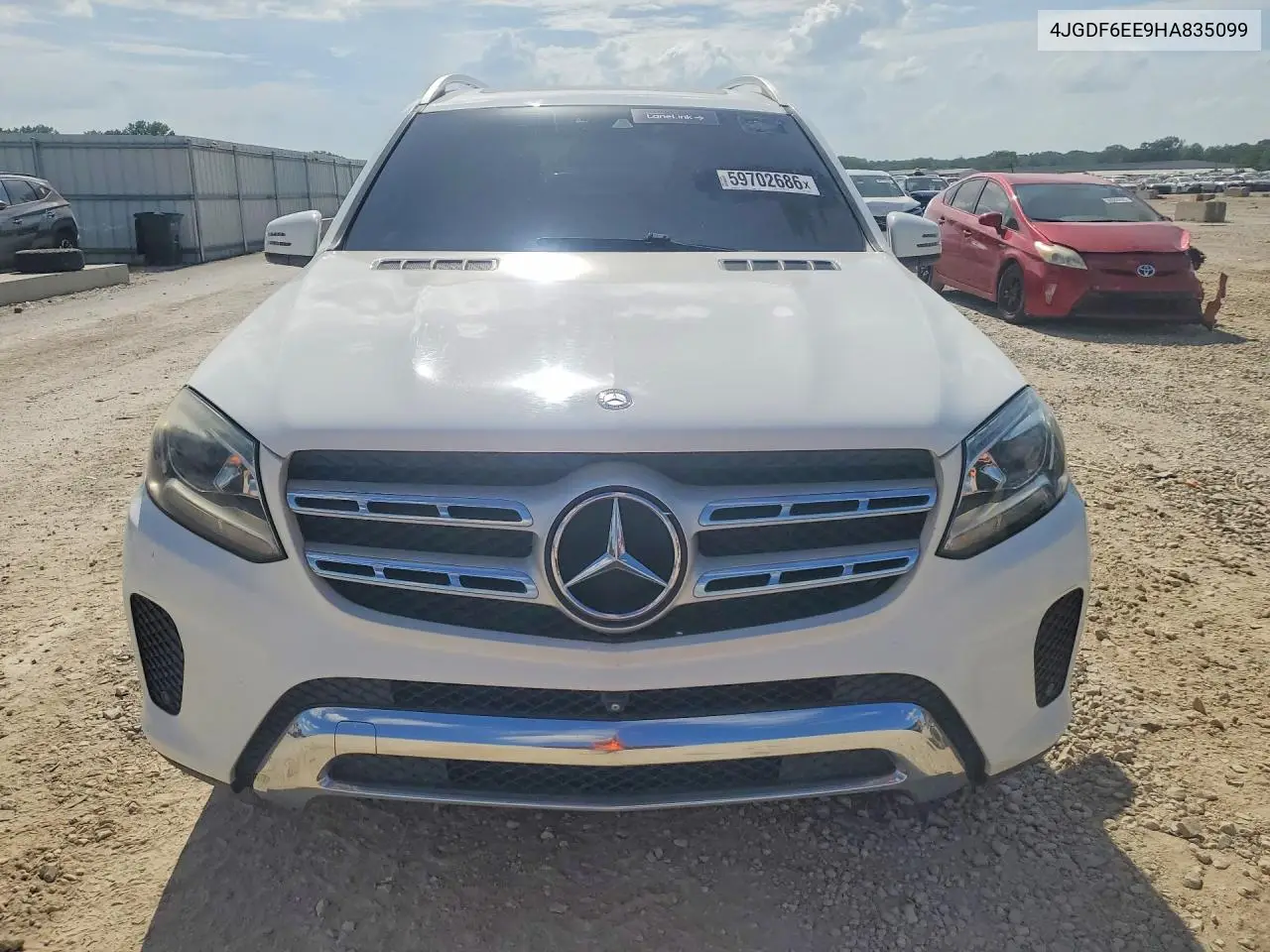 2017 Mercedes-Benz Gls 450 4Matic VIN: 4JGDF6EE9HA835099 Lot: 59702686