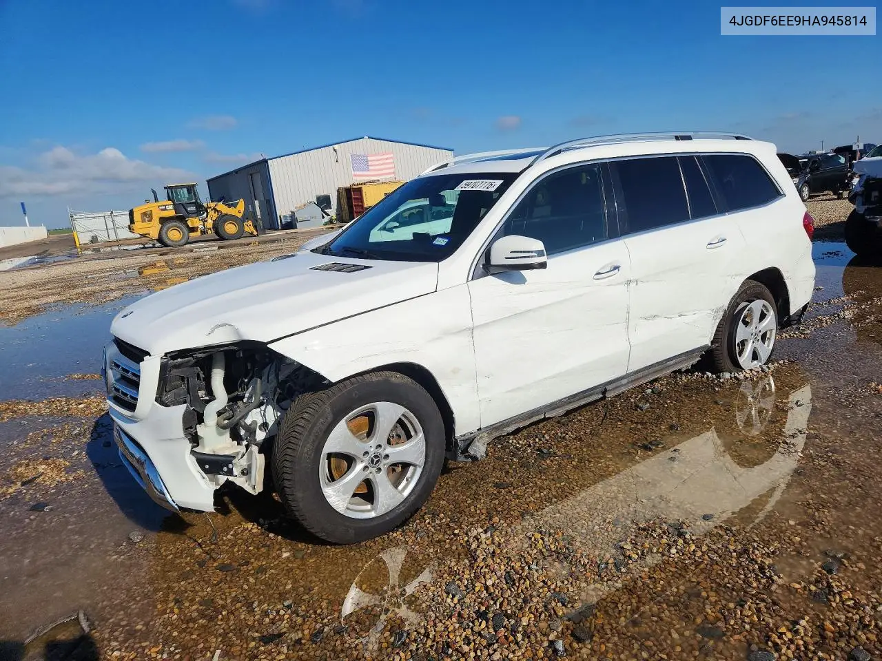 2017 Mercedes-Benz Gls 450 4Matic VIN: 4JGDF6EE9HA945814 Lot: 59707776