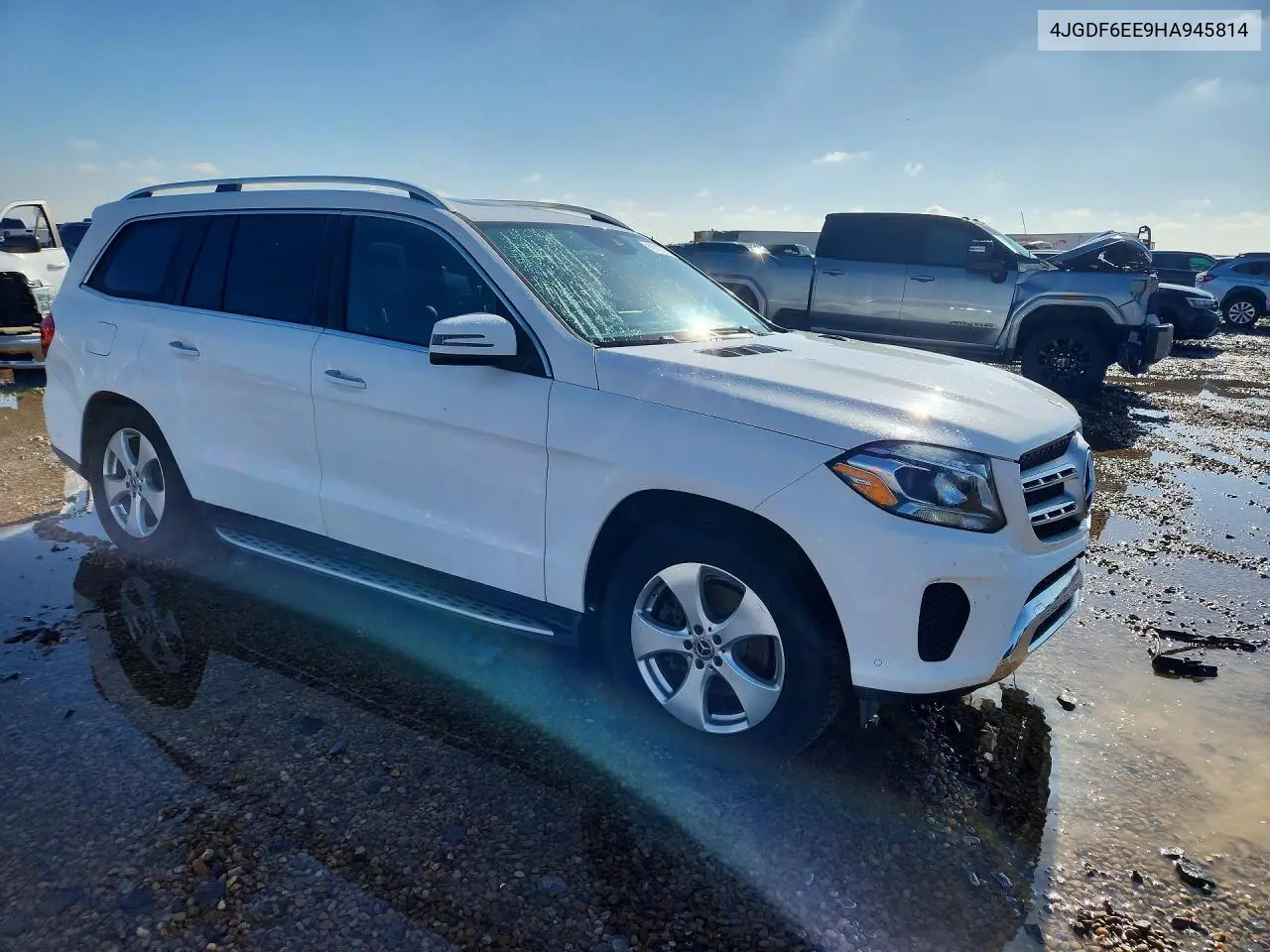 2017 Mercedes-Benz Gls 450 4Matic VIN: 4JGDF6EE9HA945814 Lot: 59707776