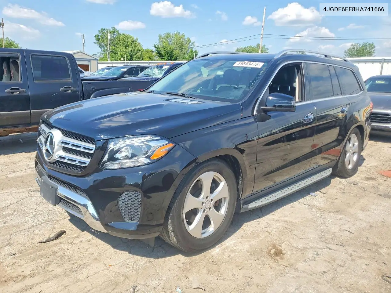 2017 Mercedes-Benz Gls 450 4Matic VIN: 4JGDF6EE8HA741666 Lot: 59853476