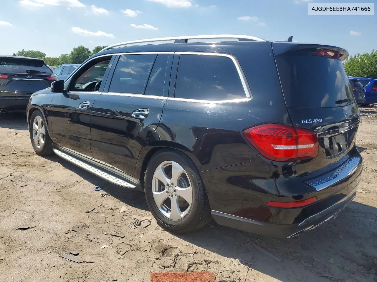 2017 Mercedes-Benz Gls 450 4Matic VIN: 4JGDF6EE8HA741666 Lot: 59853476