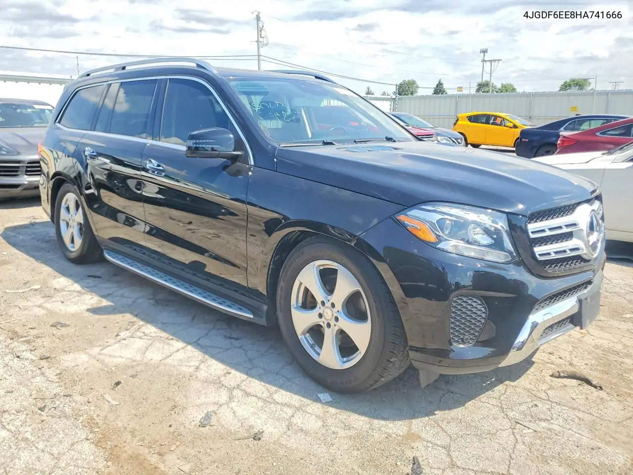 2017 Mercedes-Benz Gls 450 4Matic VIN: 4JGDF6EE8HA741666 Lot: 59853476