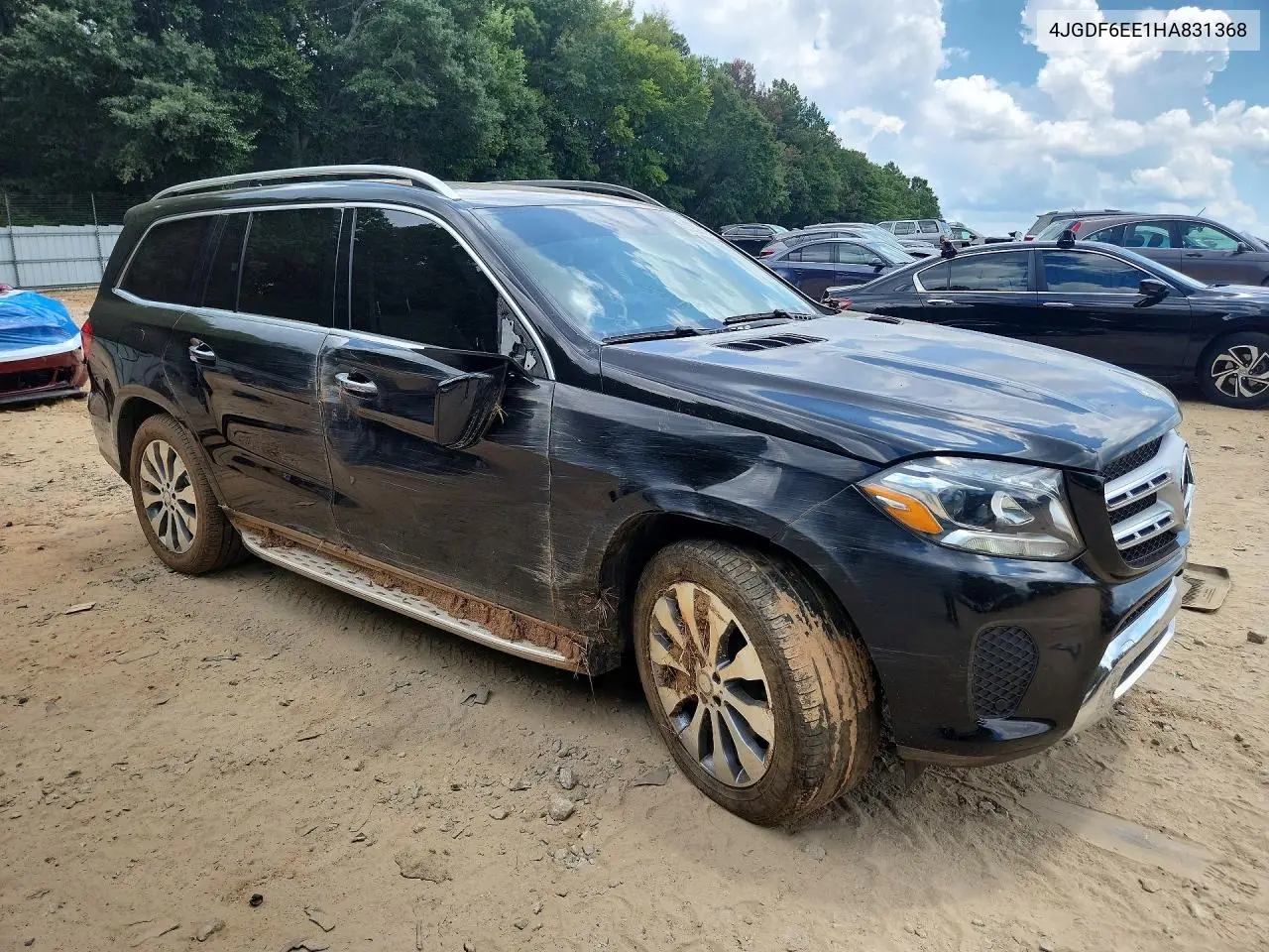 2017 Mercedes-Benz Gls 450 4Matic VIN: 4JGDF6EE1HA831368 Lot: 60059316