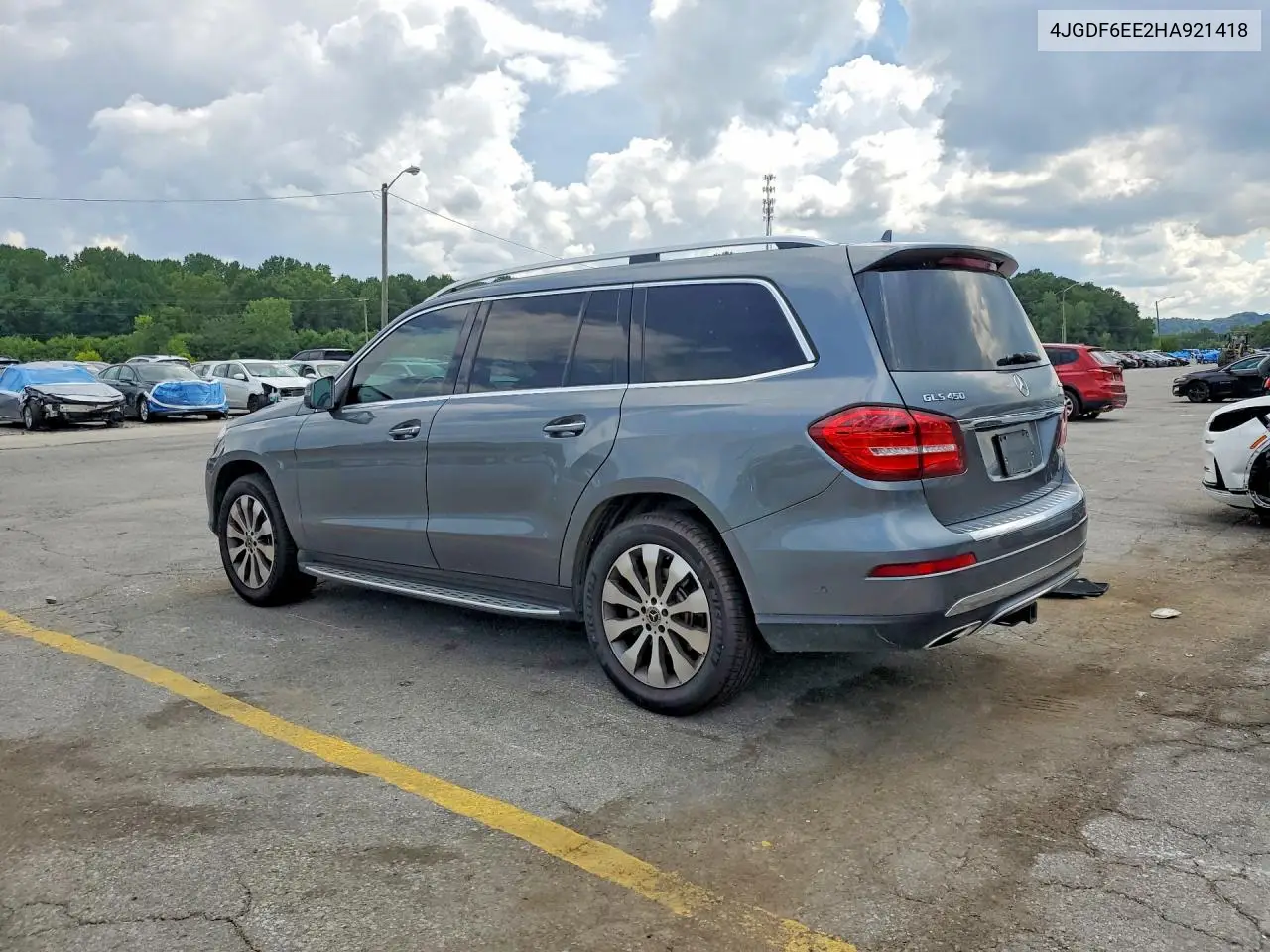 2017 Mercedes-Benz Gls 450 4Matic VIN: 4JGDF6EE2HA921418 Lot: 60062346