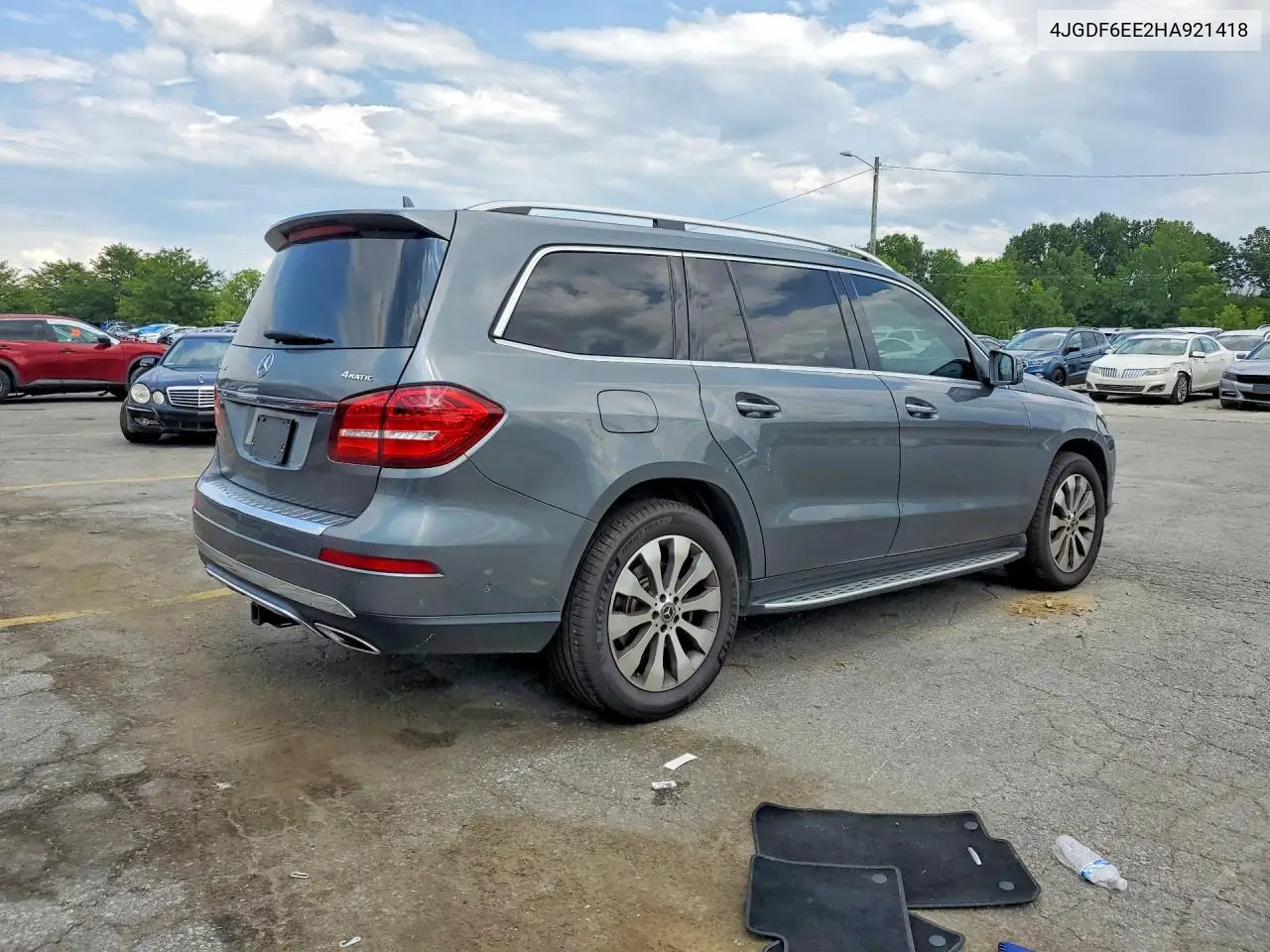 2017 Mercedes-Benz Gls 450 4Matic VIN: 4JGDF6EE2HA921418 Lot: 60062346