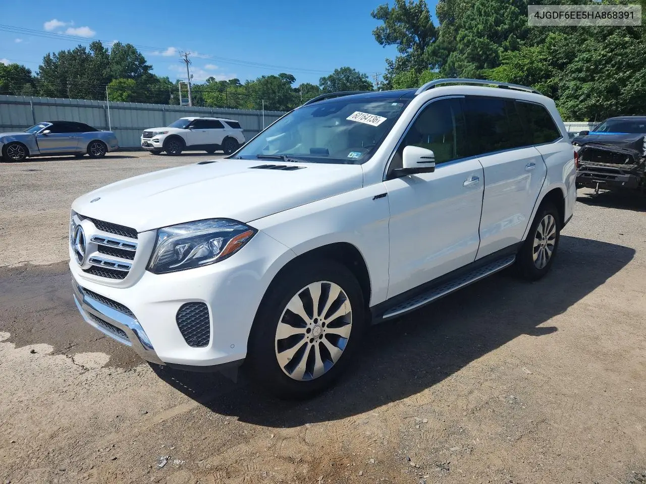 2017 Mercedes-Benz Gls 450 4Matic VIN: 4JGDF6EE5HA868391 Lot: 60164136