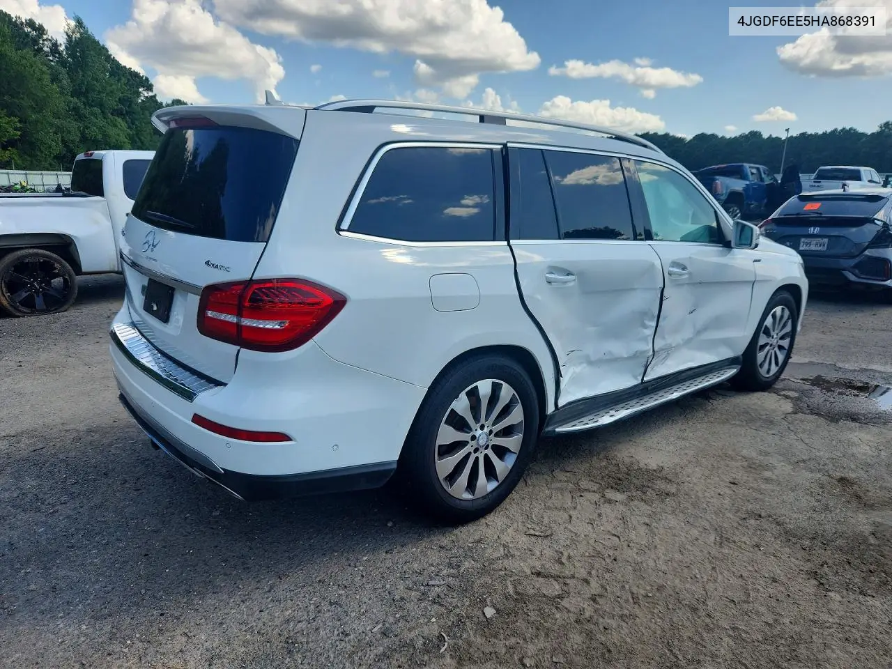 2017 Mercedes-Benz Gls 450 4Matic VIN: 4JGDF6EE5HA868391 Lot: 60164136