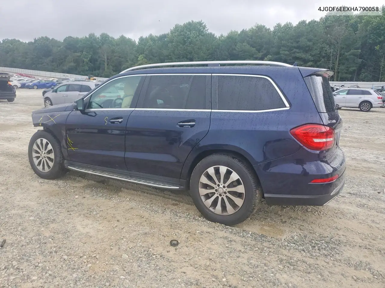 2017 Mercedes-Benz Gls 450 4Matic VIN: 4JGDF6EEXHA790058 Lot: 60558156