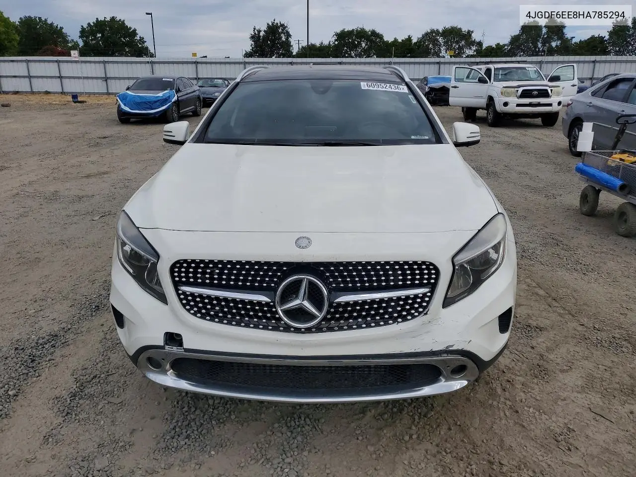 2017 Mercedes-Benz Gls 450 4Matic VIN: 4JGDF6EE8HA785294 Lot: 60952436