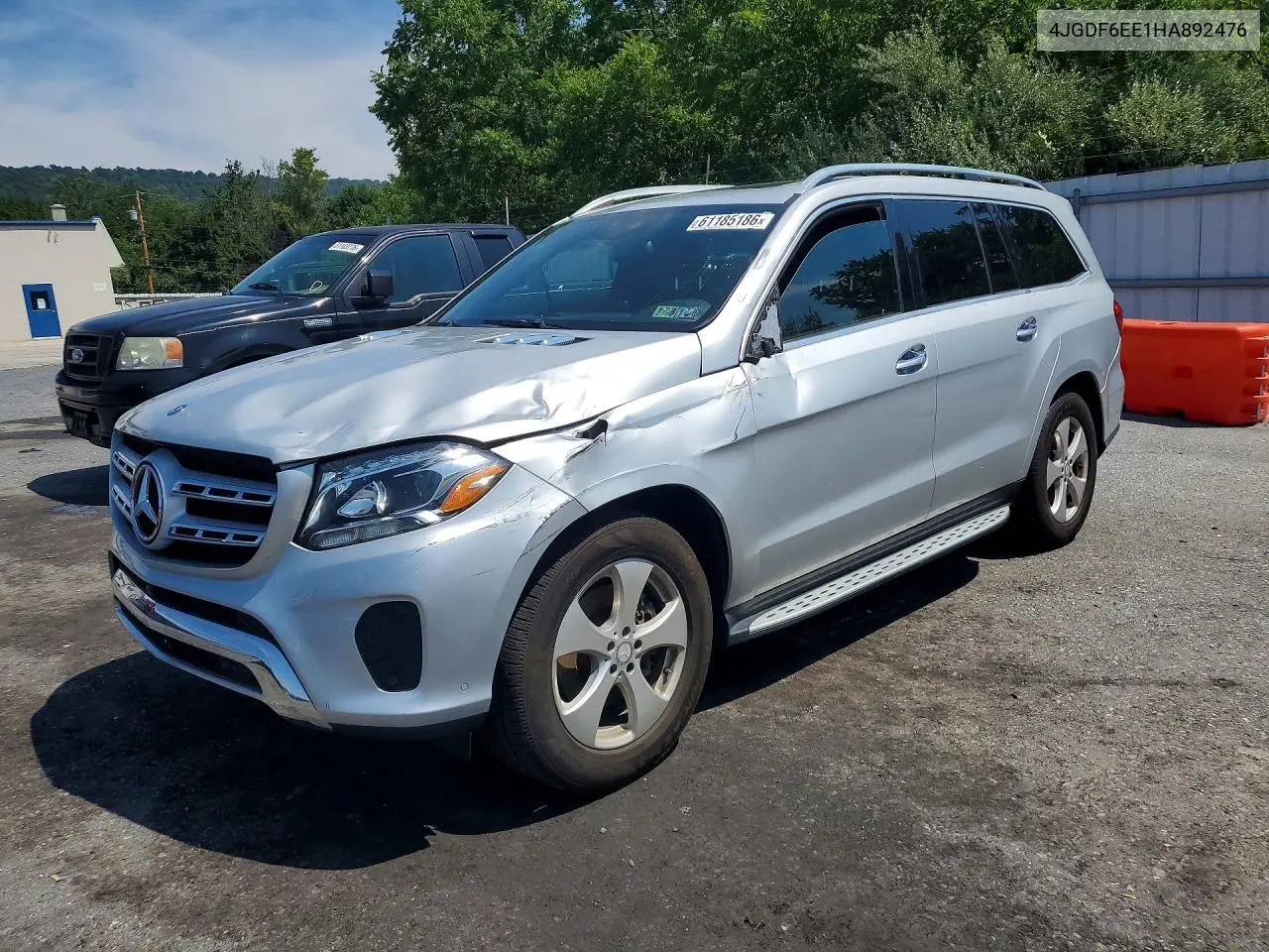 2017 Mercedes-Benz Gls 450 4Matic VIN: 4JGDF6EE1HA892476 Lot: 61185186