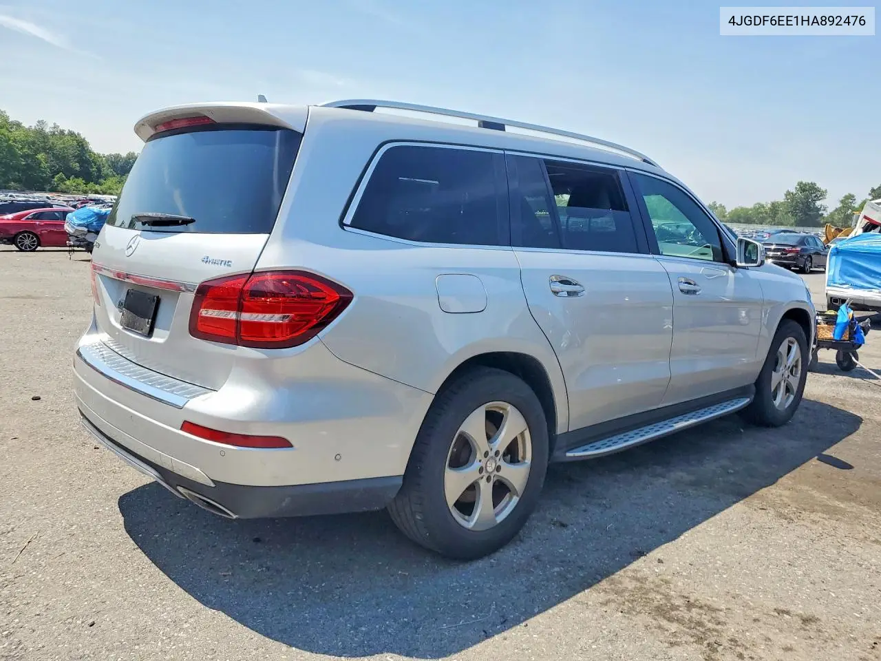 2017 Mercedes-Benz Gls 450 4Matic VIN: 4JGDF6EE1HA892476 Lot: 61185186