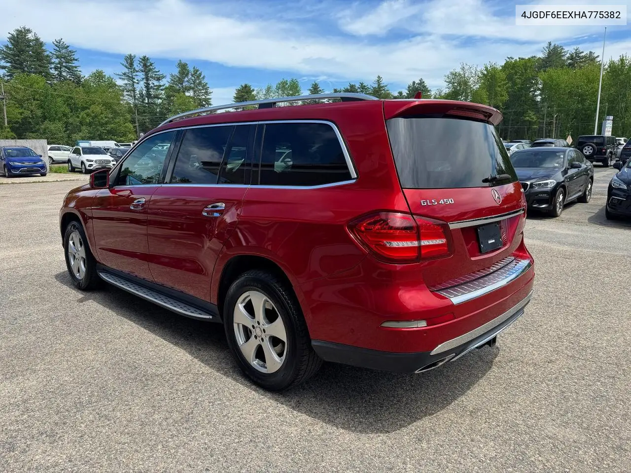 2017 Mercedes-Benz Gls 450 4Matic VIN: 4JGDF6EEXHA775382 Lot: 61393126