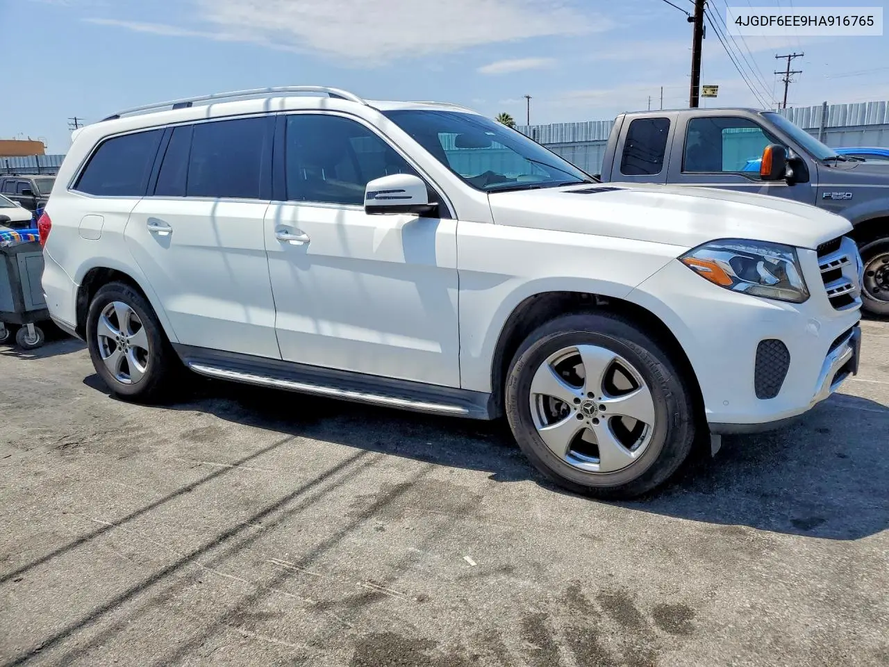 2017 Mercedes-Benz Gls 450 4Matic VIN: 4JGDF6EE9HA916765 Lot: 61817136