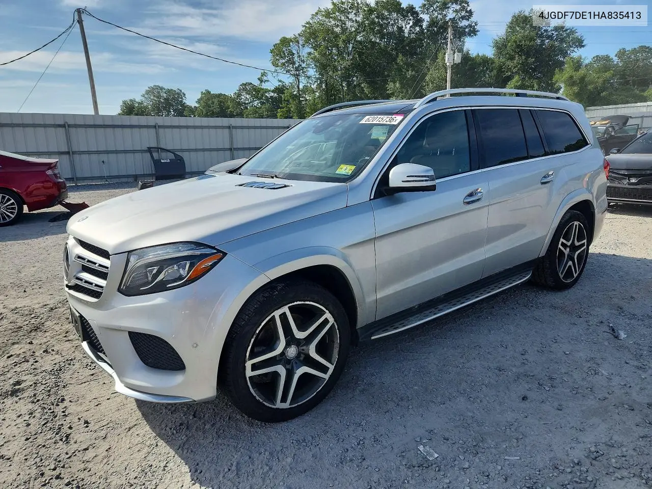 2017 Mercedes-Benz Gls 550 4Matic VIN: 4JGDF7DE1HA835413 Lot: 62015736
