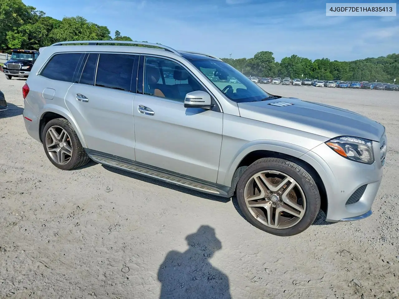 2017 Mercedes-Benz Gls 550 4Matic VIN: 4JGDF7DE1HA835413 Lot: 62015736