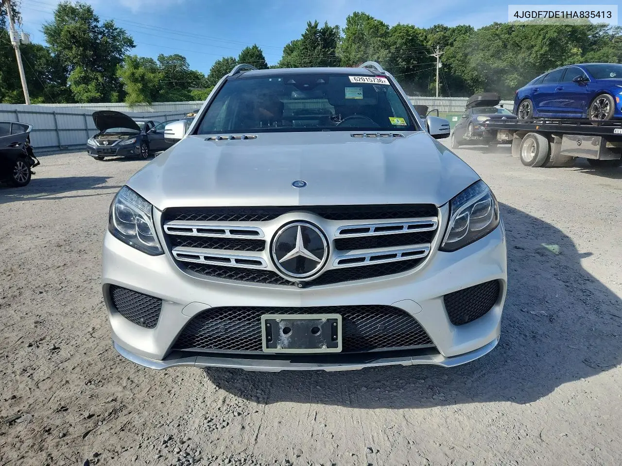 2017 Mercedes-Benz Gls 550 4Matic VIN: 4JGDF7DE1HA835413 Lot: 62015736