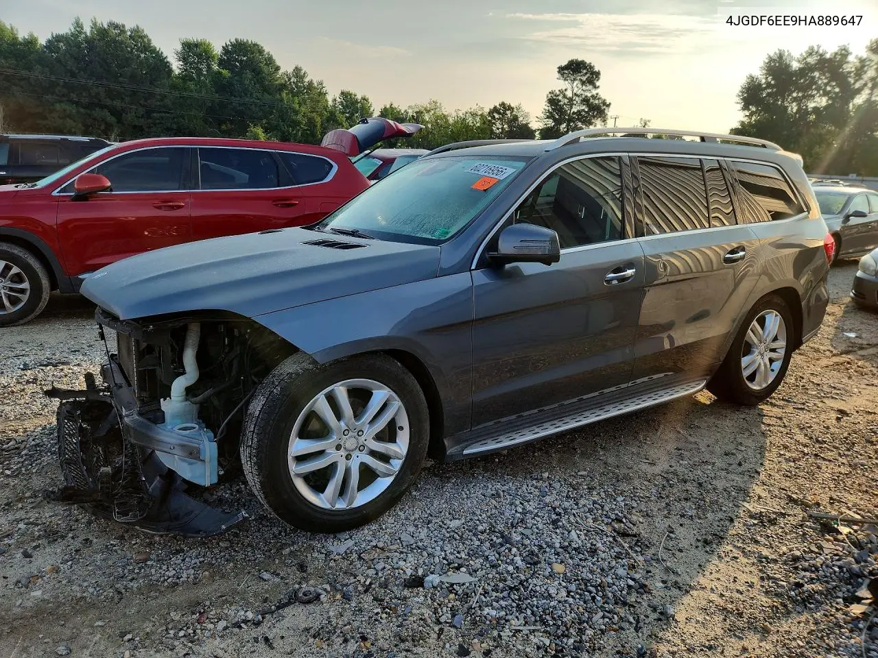 2017 Mercedes-Benz Gls 450 4Matic VIN: 4JGDF6EE9HA889647 Lot: 62098836