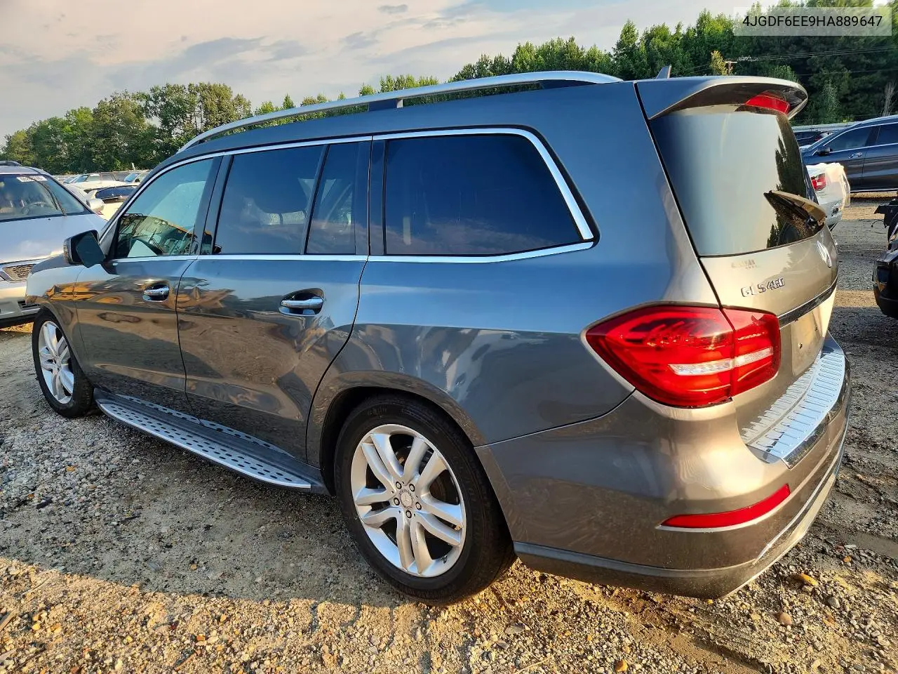 2017 Mercedes-Benz Gls 450 4Matic VIN: 4JGDF6EE9HA889647 Lot: 62098836