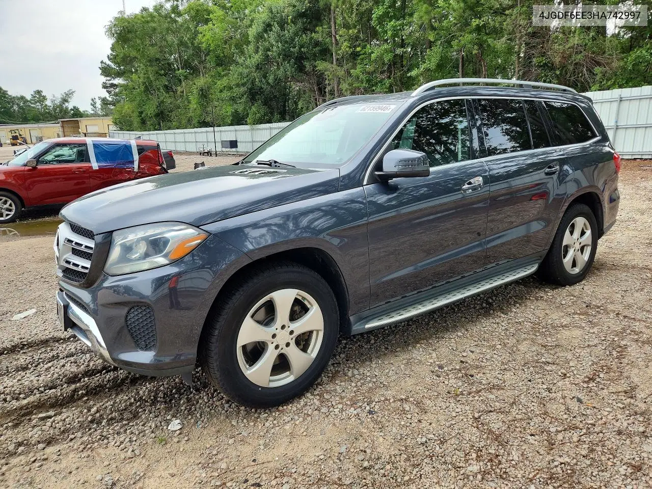 2017 Mercedes-Benz Gls 450 4Matic VIN: 4JGDF6EE3HA742997 Lot: 62159946