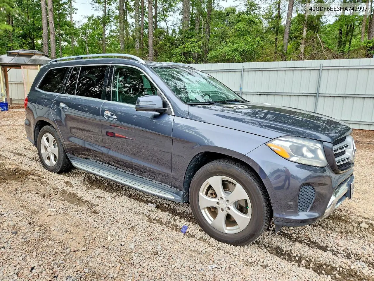 2017 Mercedes-Benz Gls 450 4Matic VIN: 4JGDF6EE3HA742997 Lot: 62159946