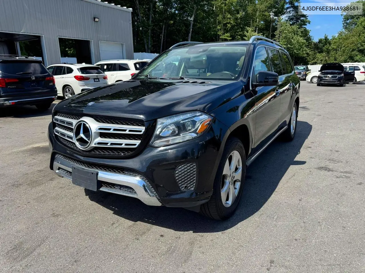 2017 Mercedes-Benz Gls 450 4Matic VIN: 4JGDF6EE3HA938681 Lot: 62200396