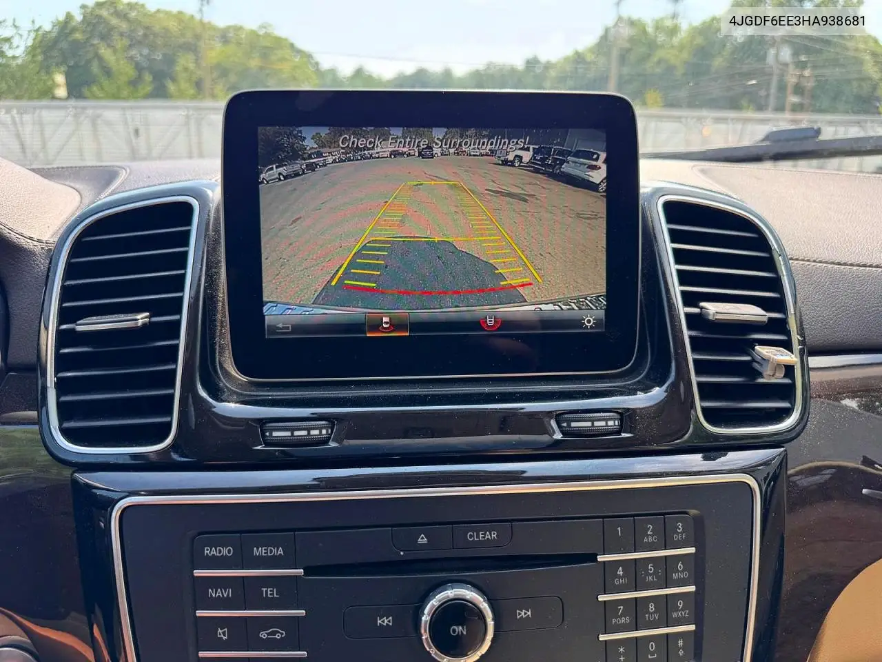 2017 Mercedes-Benz Gls 450 4Matic VIN: 4JGDF6EE3HA938681 Lot: 62200396