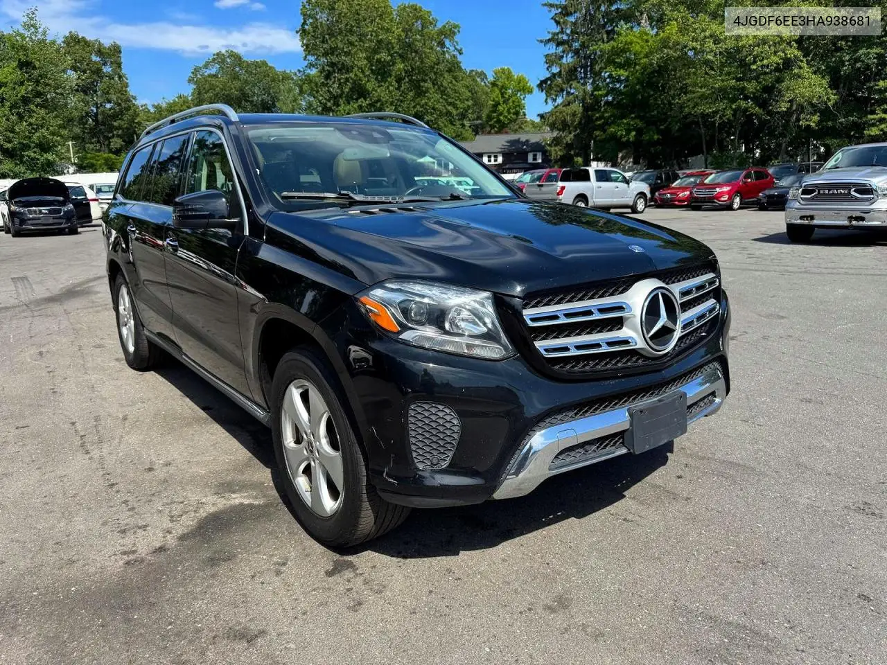 2017 Mercedes-Benz Gls 450 4Matic VIN: 4JGDF6EE3HA938681 Lot: 62200396