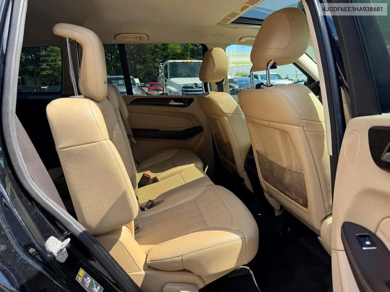 2017 Mercedes-Benz Gls 450 4Matic VIN: 4JGDF6EE3HA938681 Lot: 62200396