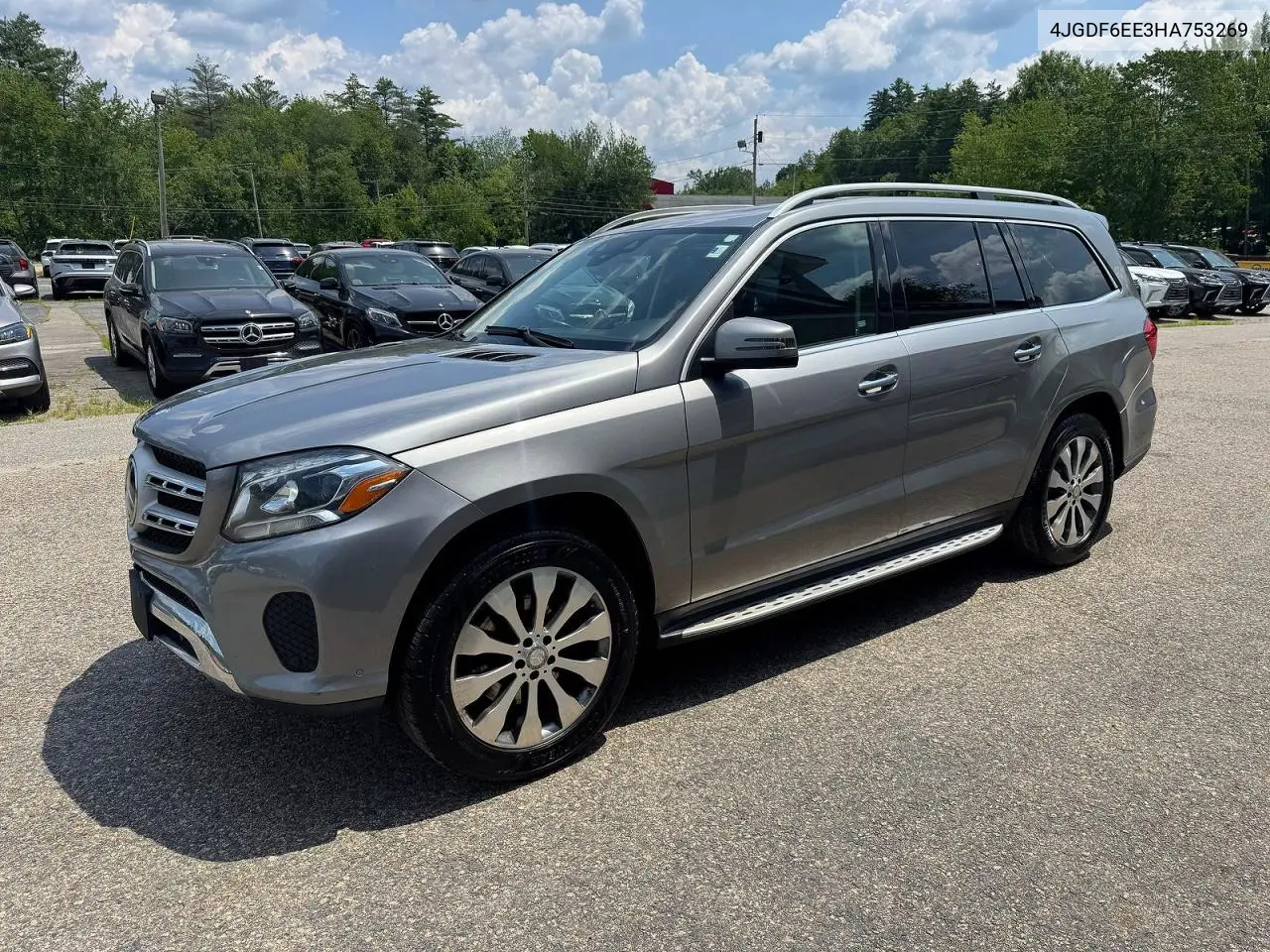2017 Mercedes-Benz Gls 450 4Matic VIN: 4JGDF6EE3HA753269 Lot: 62212576