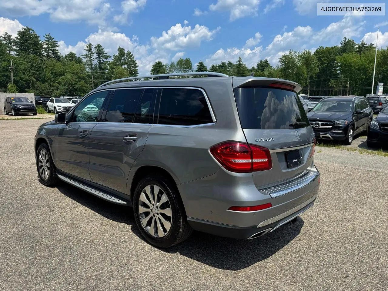 2017 Mercedes-Benz Gls 450 4Matic VIN: 4JGDF6EE3HA753269 Lot: 62212576