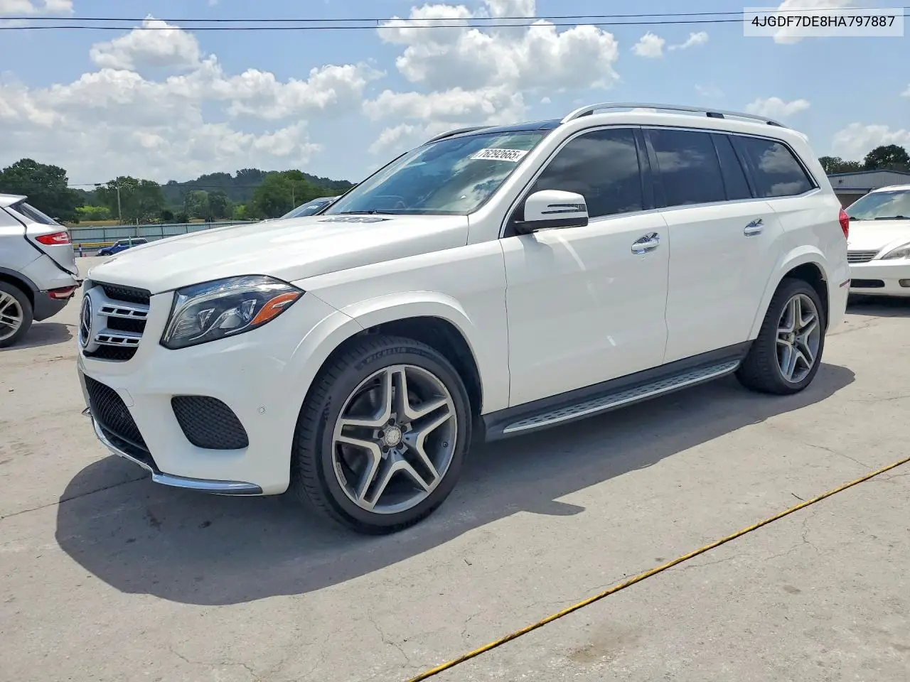 2017 Mercedes-Benz Gls 550 4Matic VIN: 4JGDF7DE8HA797887 Lot: 76292665