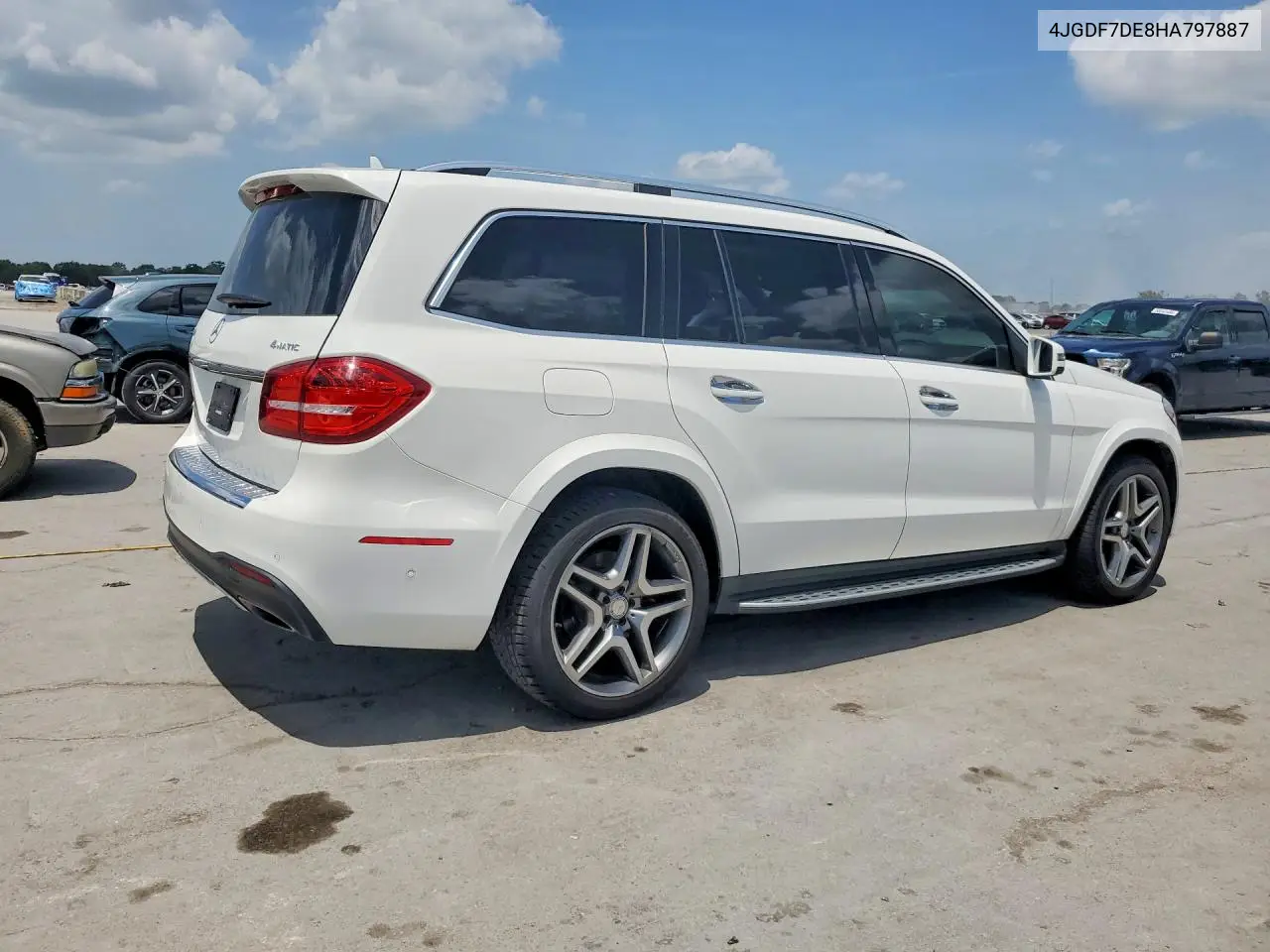 2017 Mercedes-Benz Gls 550 4Matic VIN: 4JGDF7DE8HA797887 Lot: 76292665