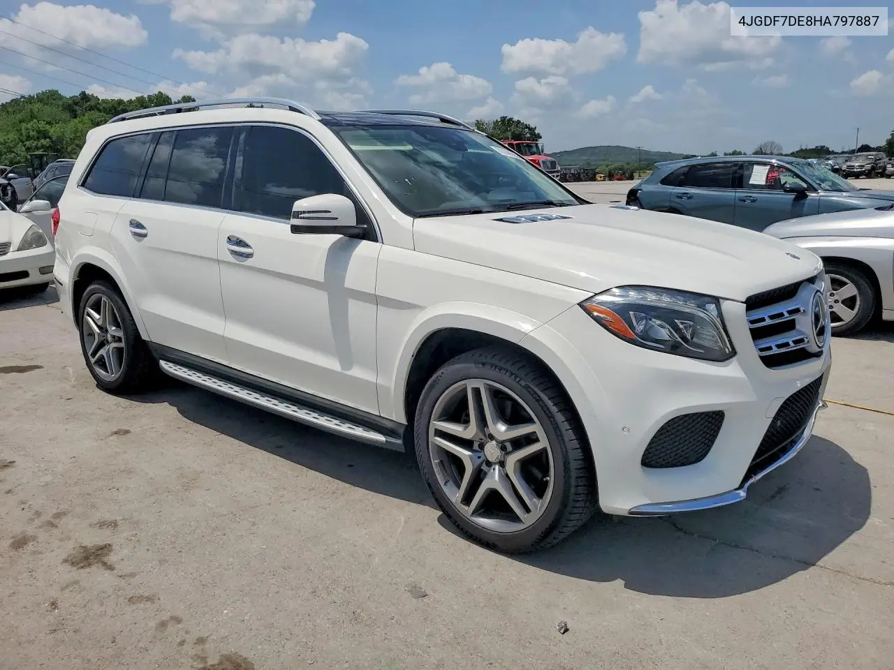 2017 Mercedes-Benz Gls 550 4Matic VIN: 4JGDF7DE8HA797887 Lot: 76292665
