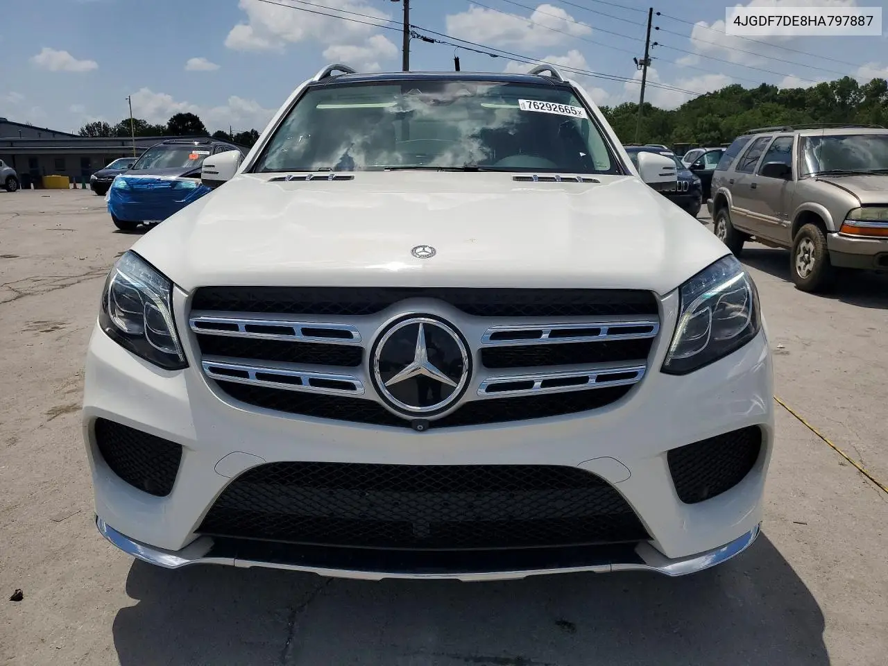 2017 Mercedes-Benz Gls 550 4Matic VIN: 4JGDF7DE8HA797887 Lot: 76292665