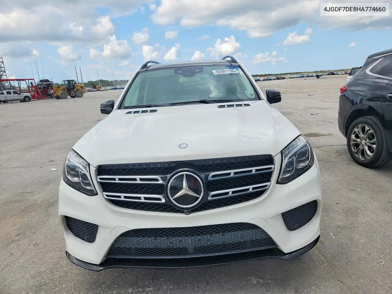 2017 Mercedes-Benz Gls 550 4Matic VIN: 4JGDF7DE8HA774660 Lot: 85991135