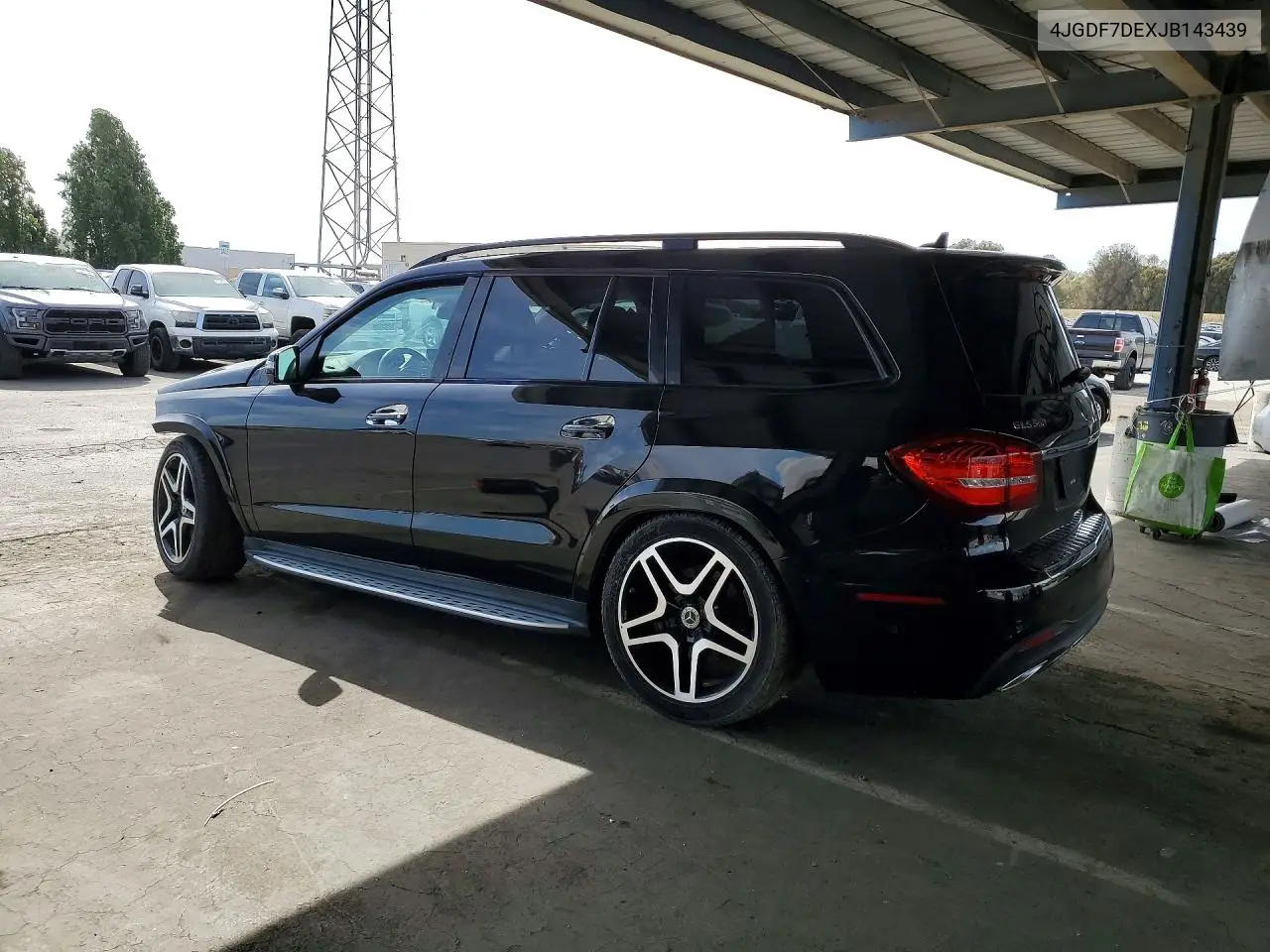 2018 Mercedes-Benz Gls 550 4Matic VIN: 4JGDF7DEXJB143439 Lot: 55382536