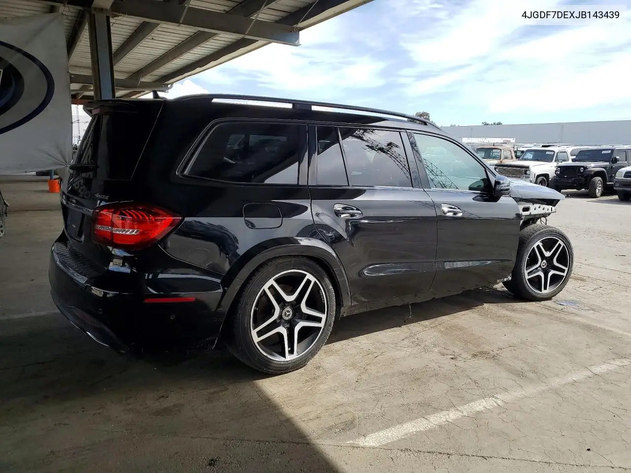 2018 Mercedes-Benz Gls 550 4Matic VIN: 4JGDF7DEXJB143439 Lot: 55382536