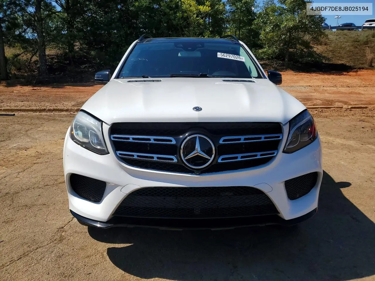2018 Mercedes-Benz Gls 550 4Matic VIN: 4JGDF7DE8JB025194 Lot: 56297026