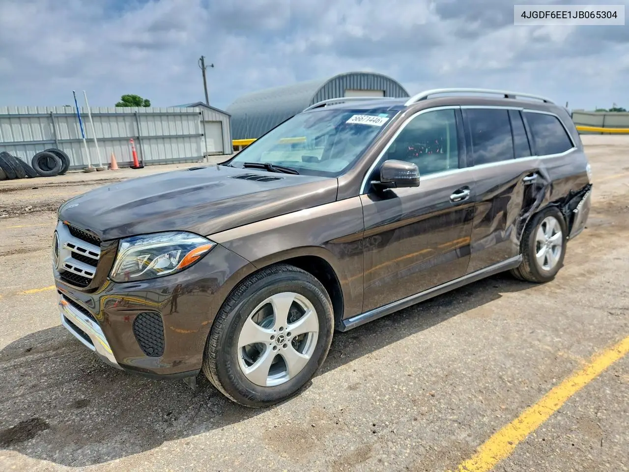 2018 Mercedes-Benz Gls 450 4Matic VIN: 4JGDF6EE1JB065304 Lot: 56671446