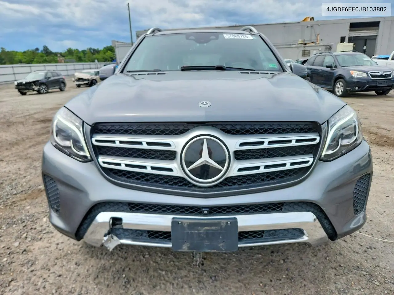 2018 Mercedes-Benz Gls 450 4Matic VIN: 4JGDF6EE0JB103802 Lot: 57088726
