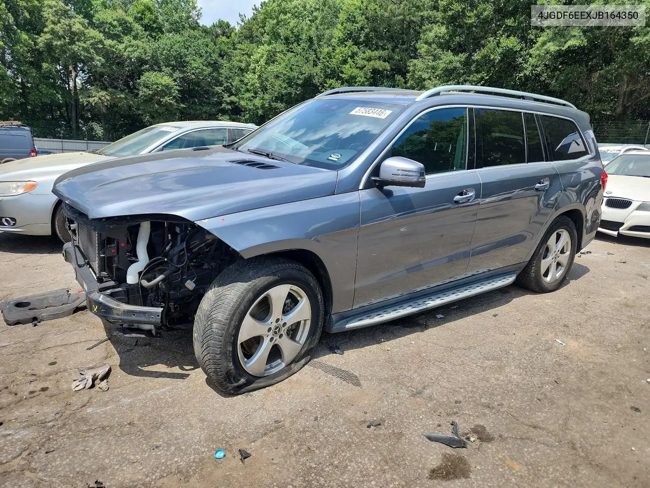 2018 Mercedes-Benz Gls 450 4Matic VIN: 4JGDF6EEXJB164350 Lot: 57583446