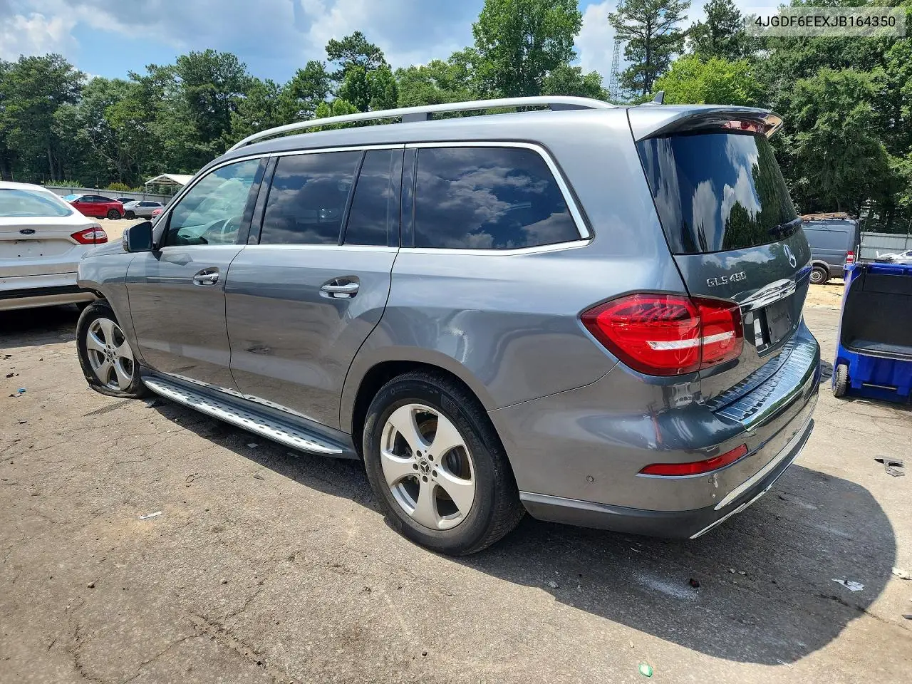 2018 Mercedes-Benz Gls 450 4Matic VIN: 4JGDF6EEXJB164350 Lot: 57583446